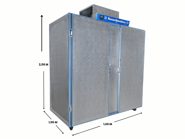 CÂMARA CLIMÁTICA F40 ALUMÍNIO STUCCO COM 2 PORTAS