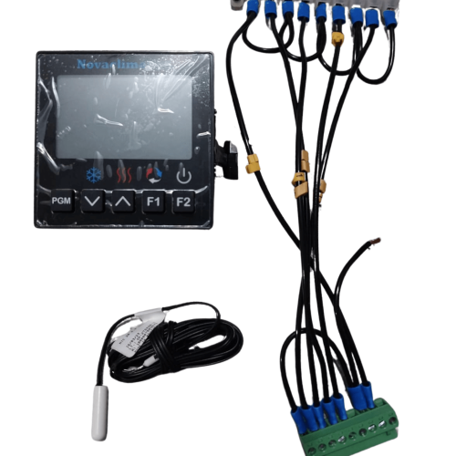 Painel com sonda e chicote de instalação.